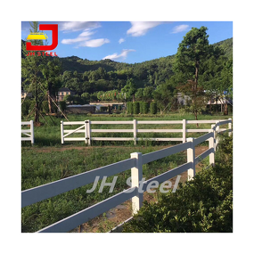 Horse Paddock Fence Manufacturer - Vinyl PVC Plastic Privacy Farm Ranch White