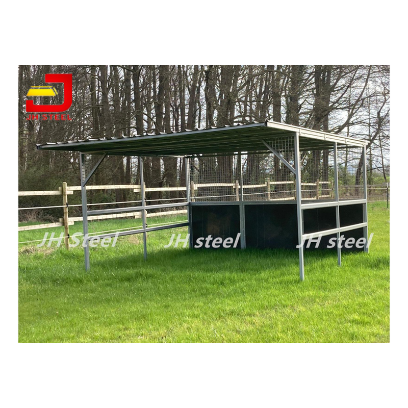 Horse Stable Stall Manufacturer - HDPE Metal Shelter for Livestock Farm