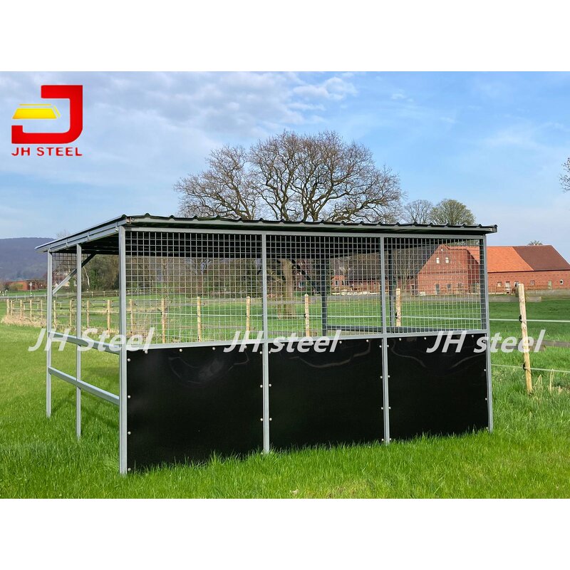 Horse Stable Stall Manufacturer - HDPE Metal Shelter for Livestock Farm