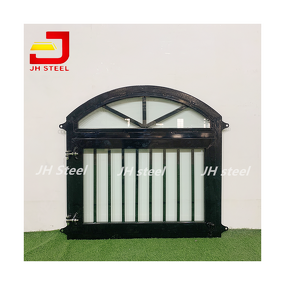 Horse Stable Barn Door Manufacturer - Hot Sale Factory Direct Hinge Wood Equine Galvanized Metal