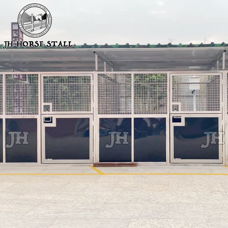 Prefab Stables Manufacturer - Easy Install for Galvanized Horse Portable