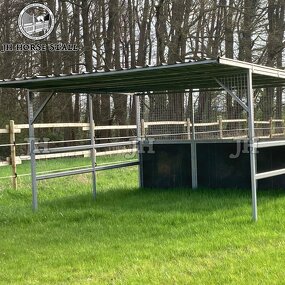 Horse Stalls Equipment Manufacturer - Temporary HDPE Prefab Modular Portable Shelter for Horses
