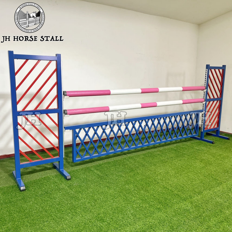 Horse Jump Block Manufacturer - European Race Colorful Aluminum with Keyhole Track