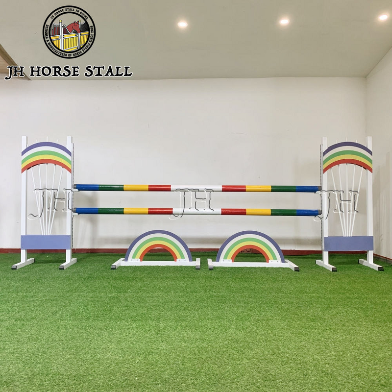 Horse Jumps Barrier Manufacturer - Outdoor Anti Rust Beautiful Aluminum Racing Training Fence