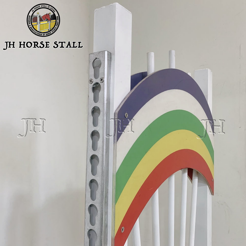 Horse Jumps Barrier Manufacturer - Outdoor Anti Rust Beautiful Aluminum Racing Training Fence