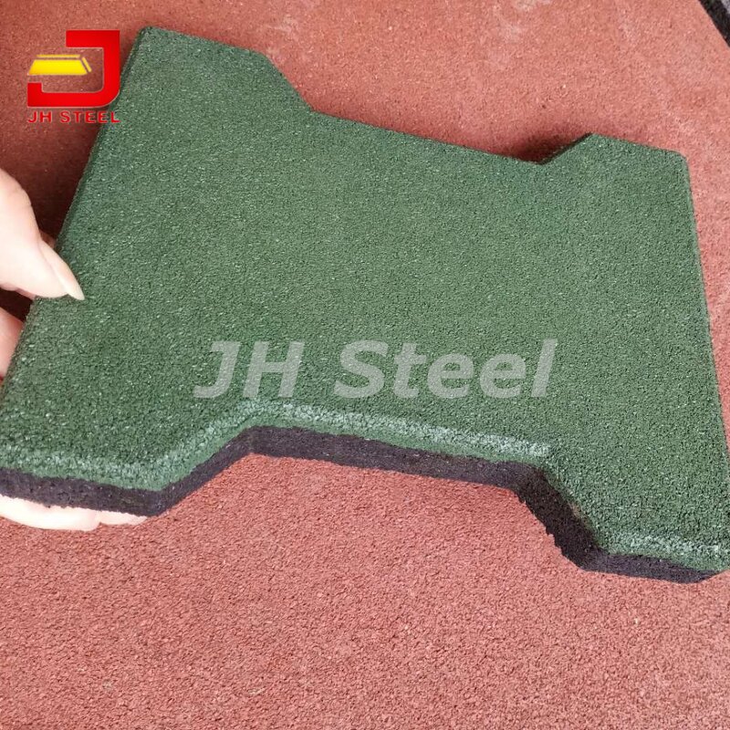 Horse Stall Mats Manufacturer - Dog Bone Cushion Shock Absorbing 200x160mm Rubber Flooring
