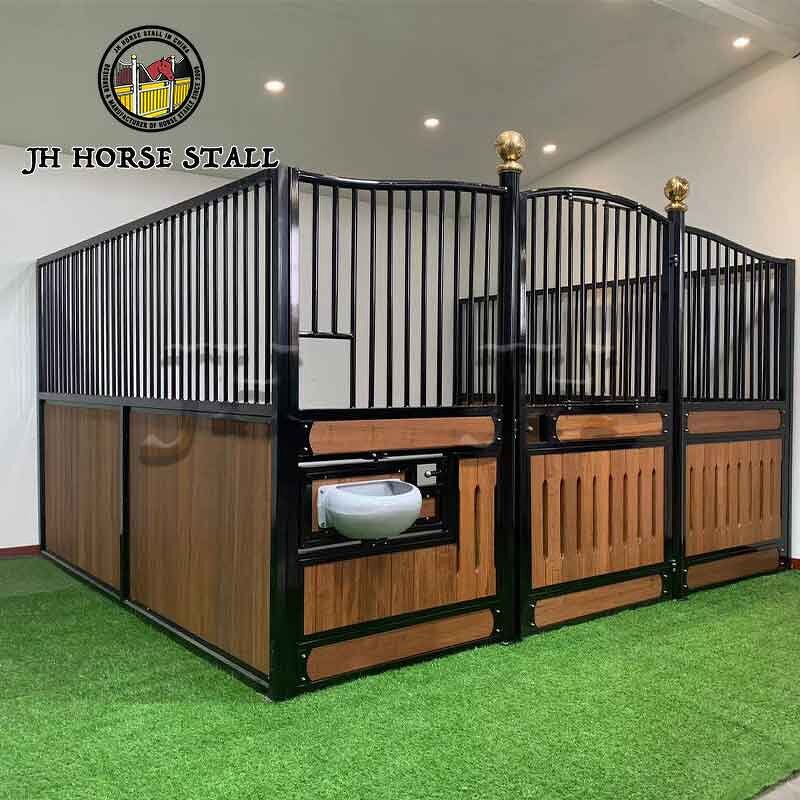 Horse Stable Front Panel Manufacturer - Eco Friendly Bamboo Anti Kick Feeding Trough