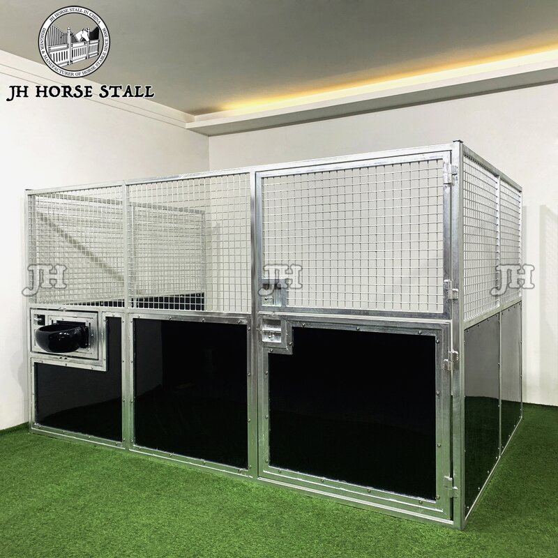 Horse Stall Boxes Manufacturer - Affordable Prefabricated HDPE Portable Panels Outdoor Mobile