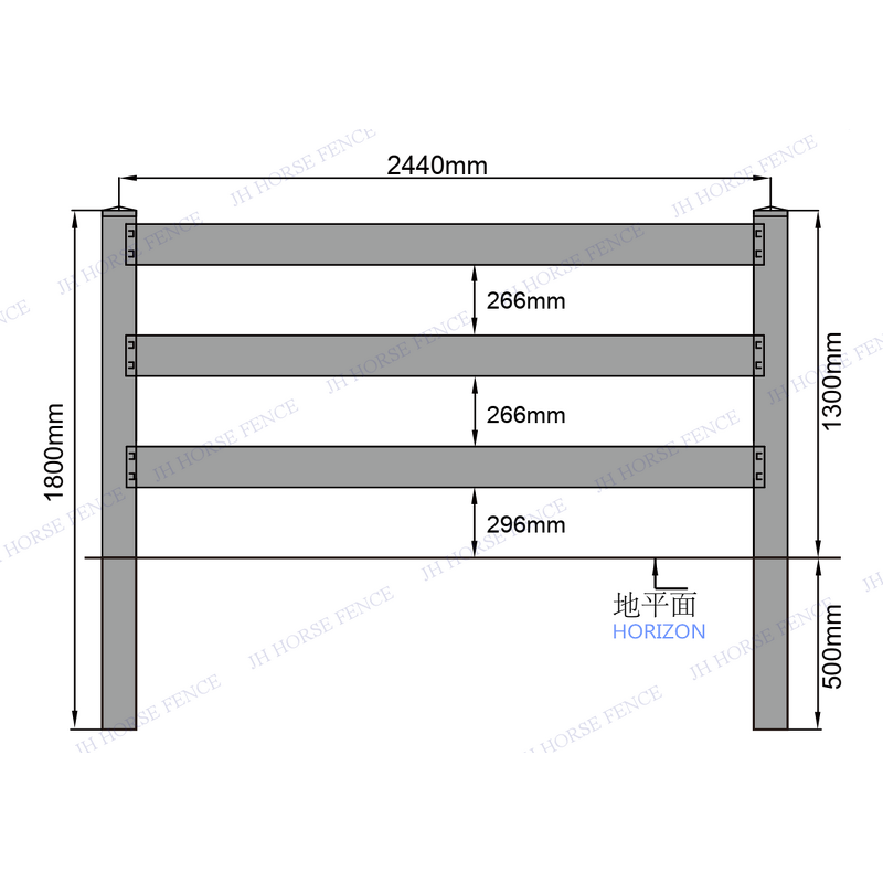 PVC Horse Paddock Fence Manufacturer - High Security White Post and Rail Corral
