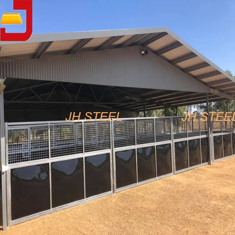 Horse Stables Manufacturer - Portable HDPE Pole Barn Fast Assembly Easy to Clean