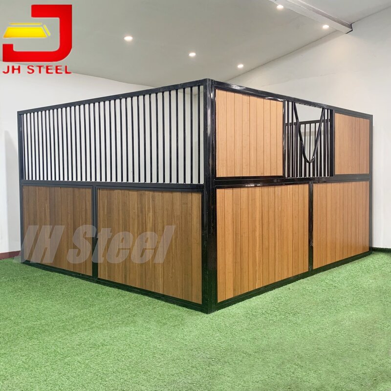 Horse Stall Shelter Manufacturer - USA Boarding Stables Steel Structure with Roof