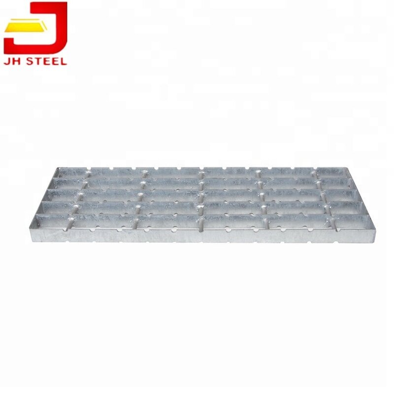 Floor Grating Treads Manufacturer - High Strength Hot Dip Galvanized for Steps Drainage Covers