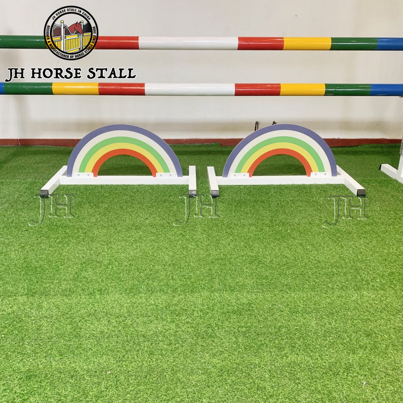 Horse Jumps Barrier Manufacturer - Outdoor Anti Rust Beautiful Aluminum Racing Training Fence