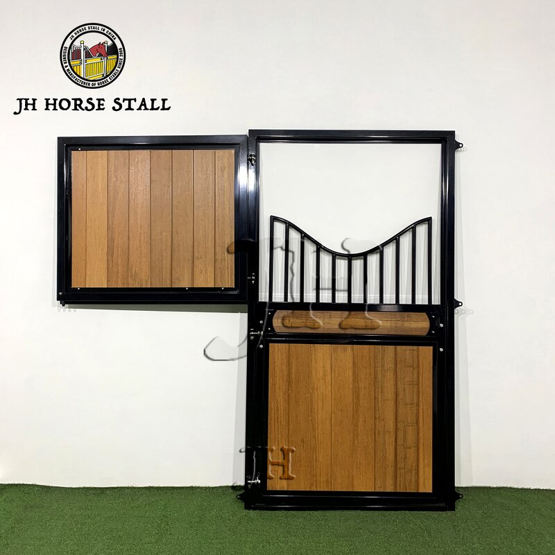 Horse Stall Fronts Manufacturer - Prefab Barns Door HDG Dutch Door With Window