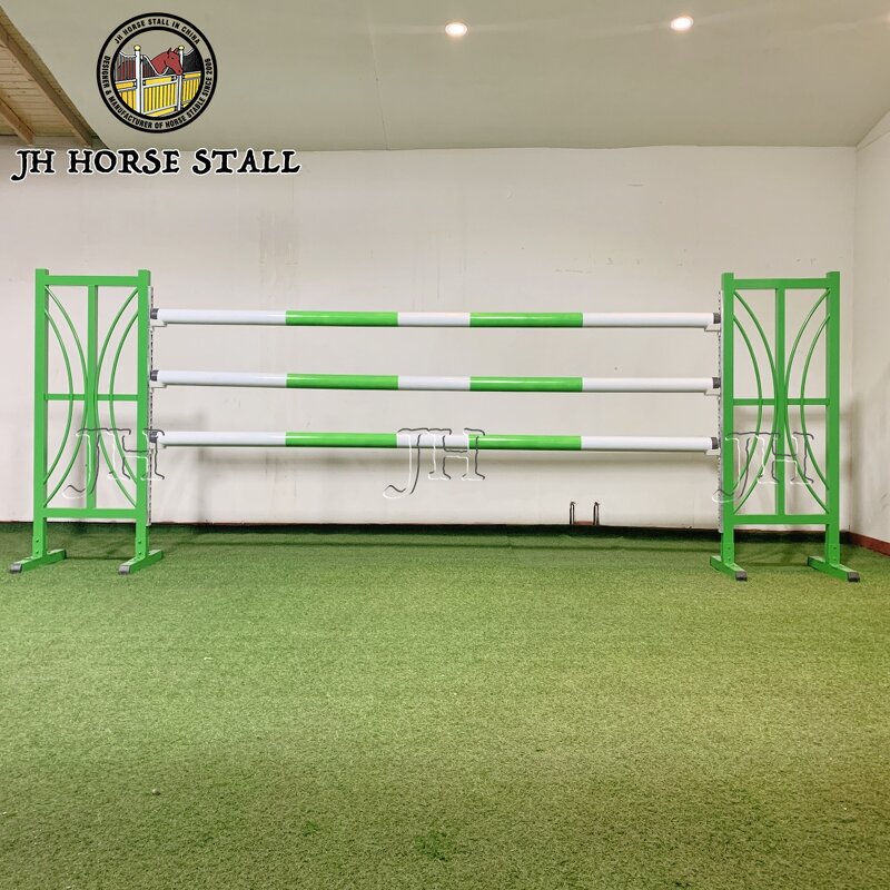 Horse Show Jump Poles Manufacturer - Wood Bars with Cut Rails for Jumping Courses