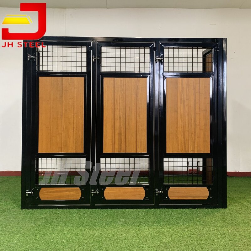 Horse Stalls Panels Manufacturer - High Quality Bamboo Wood Cupboards Multiple Swing Door Shelter
