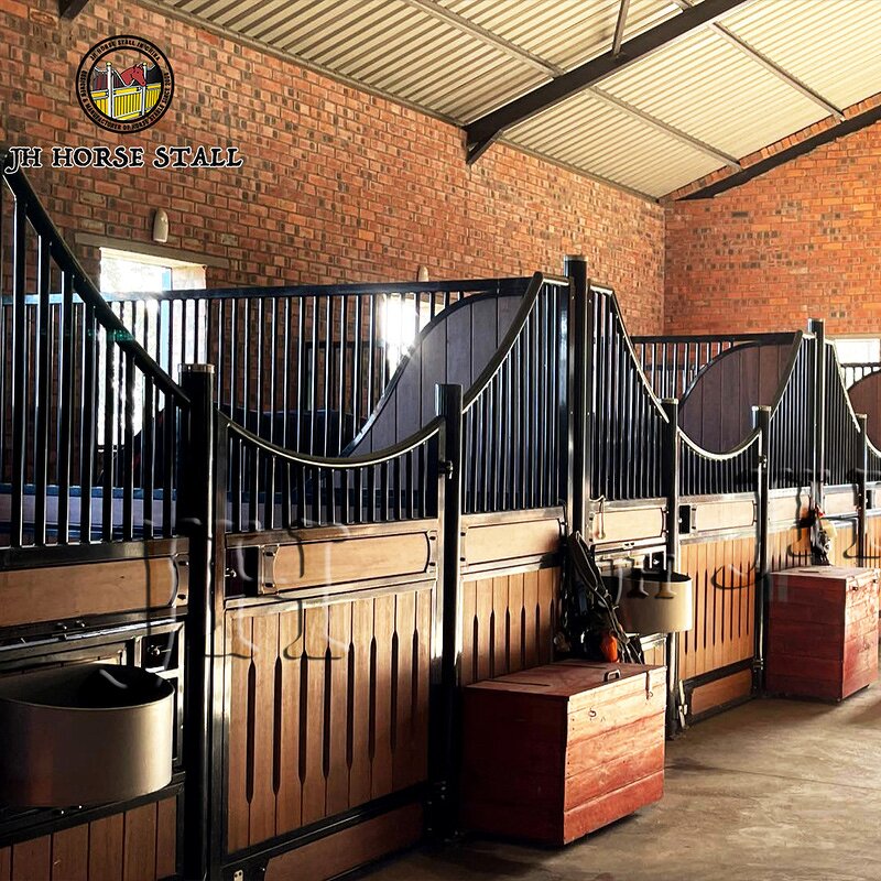 Horse Stable Manufacturer - Customized Bamboo Powder Coated Modular Stalls