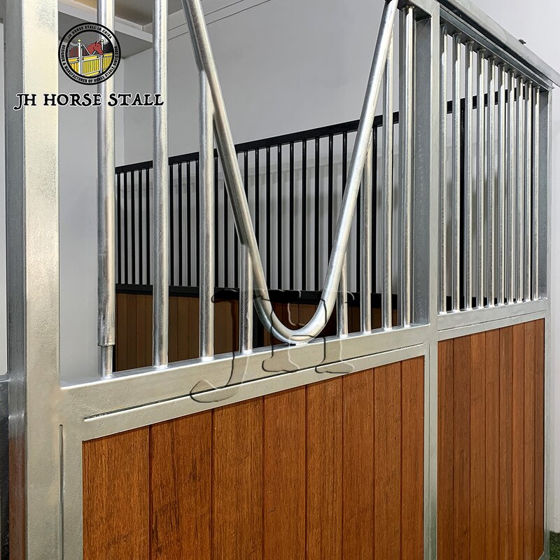 Horse Stable Stall Manufacturer - Hot Dip Galvanized Steel Frame with Bamboo Fronts