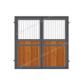 Horse Barn Door Manufacturer - Teak Wood Double Door Design Box Stable