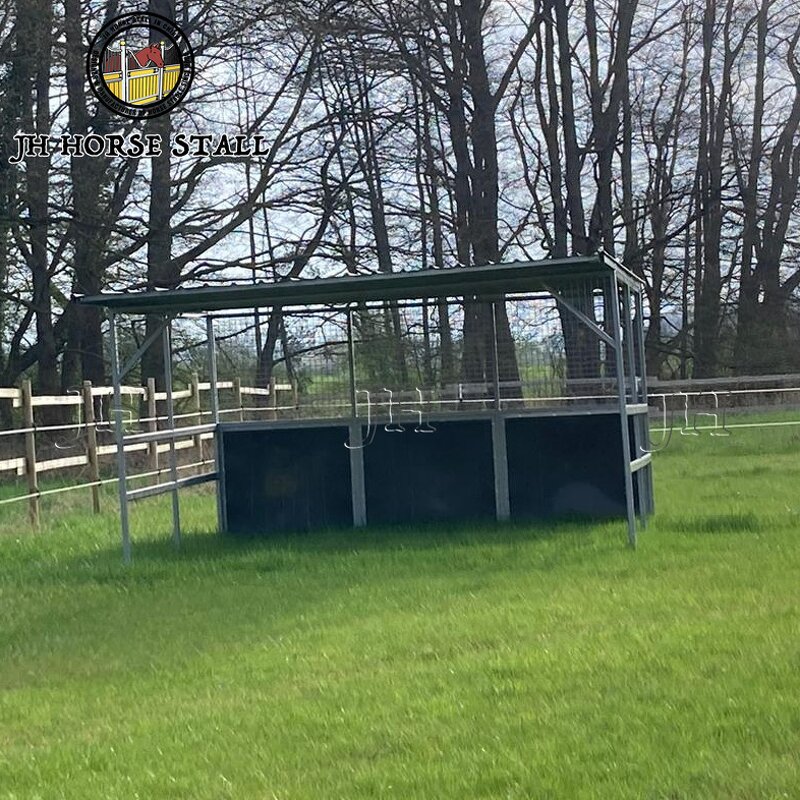 Portable Horse Stall Shelter Manufacturer - Australia Standard Galvanized with HDPE Sheets