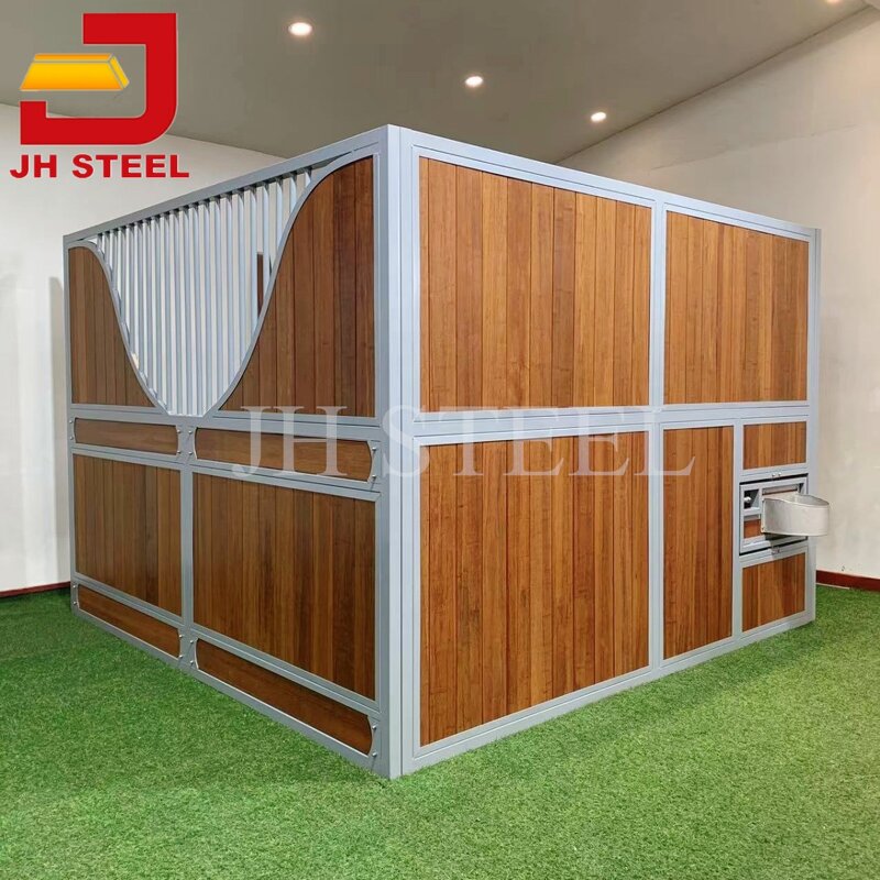 Horse Stall Shelter Manufacturer - USA Boarding Stables Steel Structure with Roof