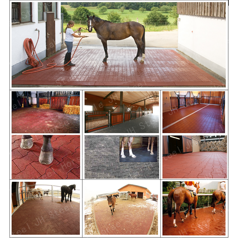 Horse Stall Box Mat Manufacturer - Hot Selling Dog Bone Rubber for Floor Walkway Durable