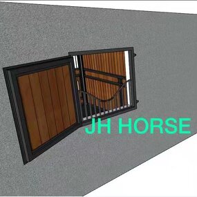 Horse Barn Stall Window Manufacturer - China Factory Heavy Duty Customized Yoke or Bamboo Infill