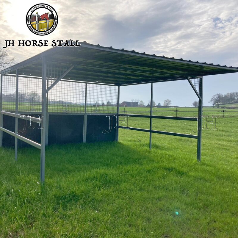Portable Horse Stall Shelter Manufacturer - Australia Standard Galvanized with HDPE Sheets
