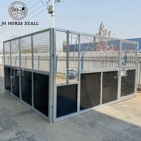 Horse Stables Manufacturer - Hot Dipped Galvanized Steel Portable Movable HDPE Temporary