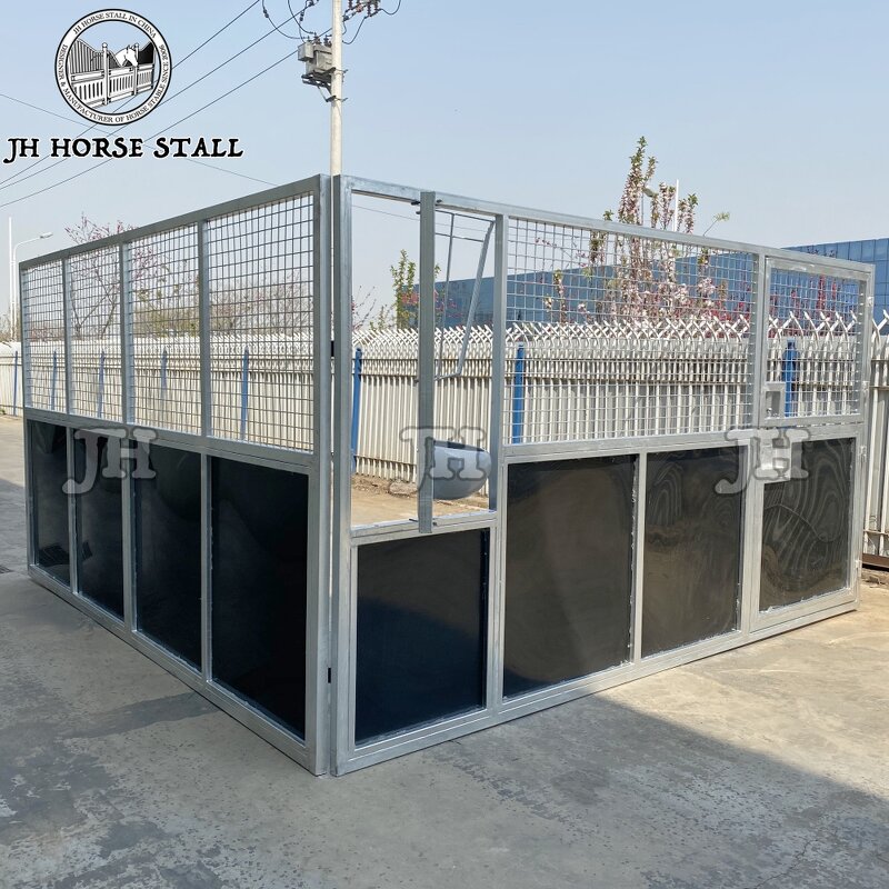Horse Stables Manufacturer - Hot Dipped Galvanized Steel Portable Movable HDPE Temporary