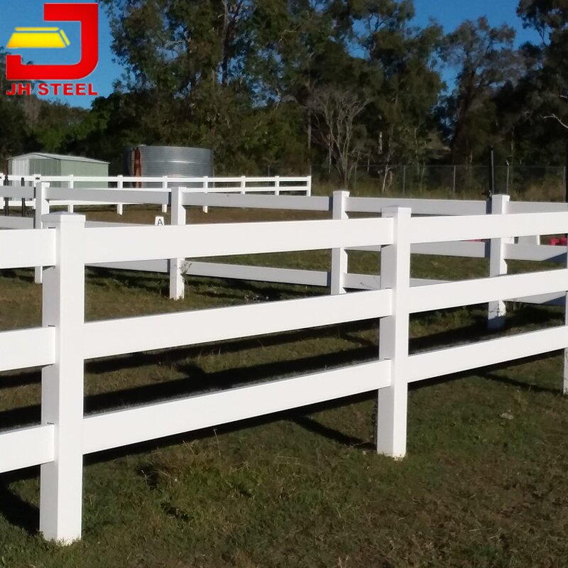 PVC Horse Paddock Fence Manufacturer - 100% Virgin Vinyl Strong UV Protection