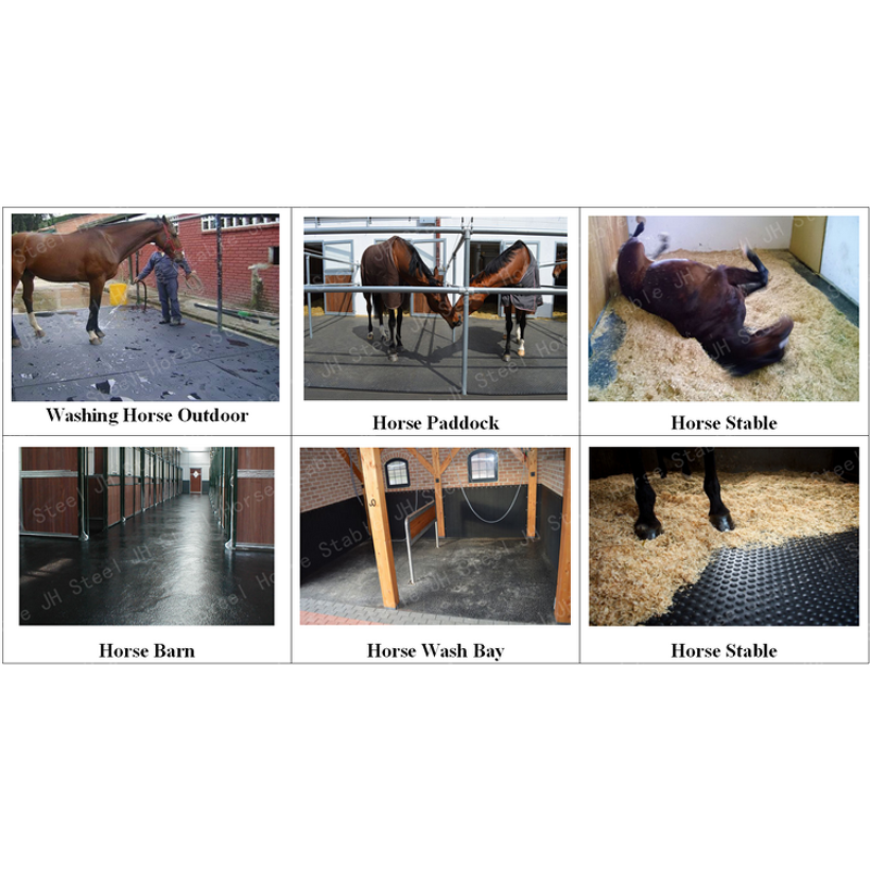 Horse Stable Stall Floor Mats Manufacturer - Hot Sale 4ft X 6ft Float Trailer Cow Black Rubber