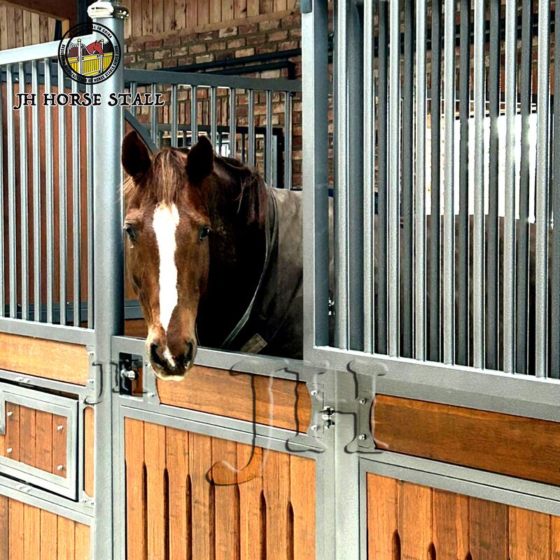 Horse Stable Front Panel Manufacturer - 7.2ft Height European Equestrian Box Dutch Door