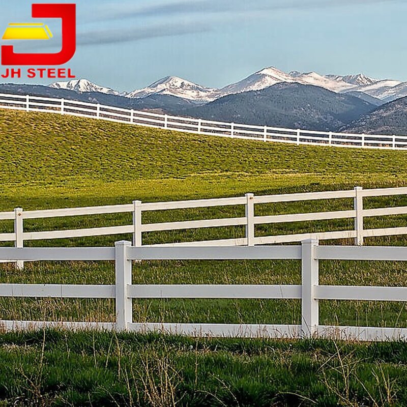 PVC Horse Paddock Fence Manufacturer - 100% Virgin Vinyl Strong UV Protection