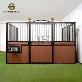 Horse Stable Front Manufacturer - 100% Customized Size Safety Design Bamboo Socializing Window