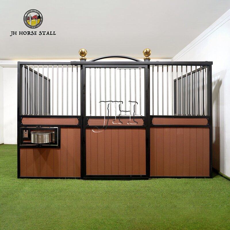 Horse Stable Front Manufacturer - 100% Customized Size Safety Design Bamboo Socializing Window