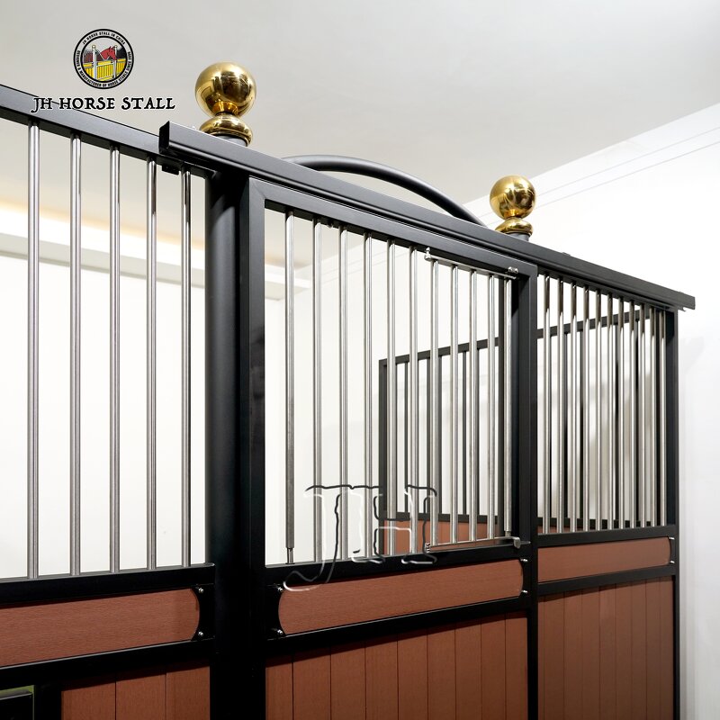 Horse Stable Front Manufacturer - 100% Customized Size Safety Design Bamboo Socializing Window