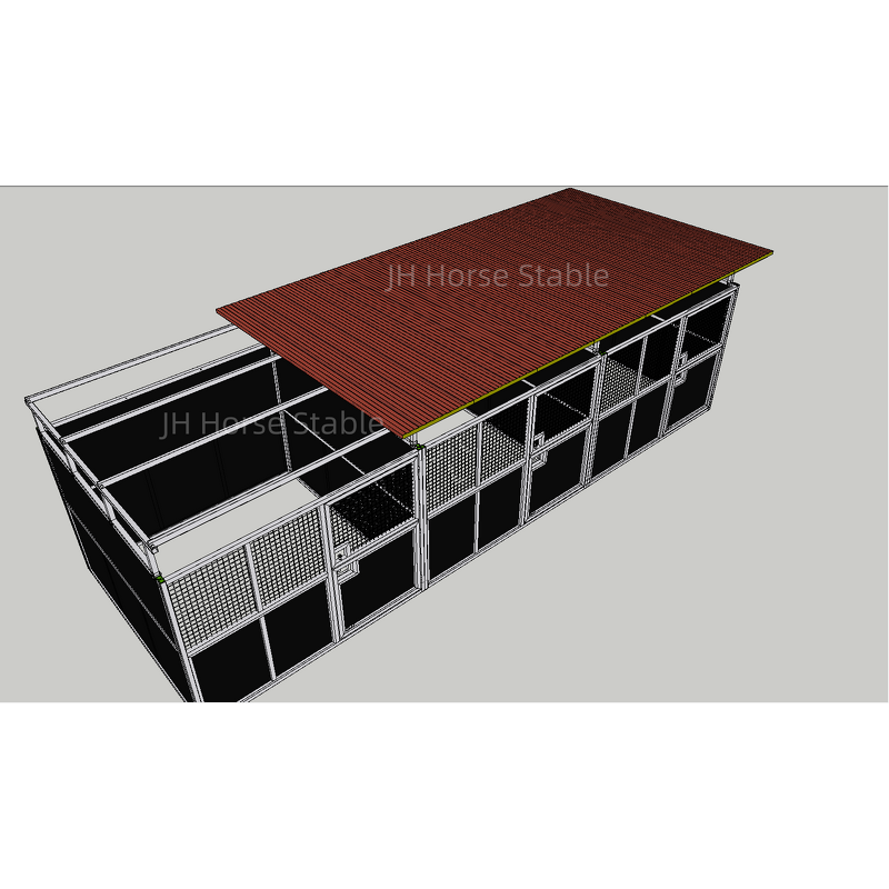 Horse Stables Manufacturer - Portable HDPE Pole Barn Fast Assembly Easy to Clean