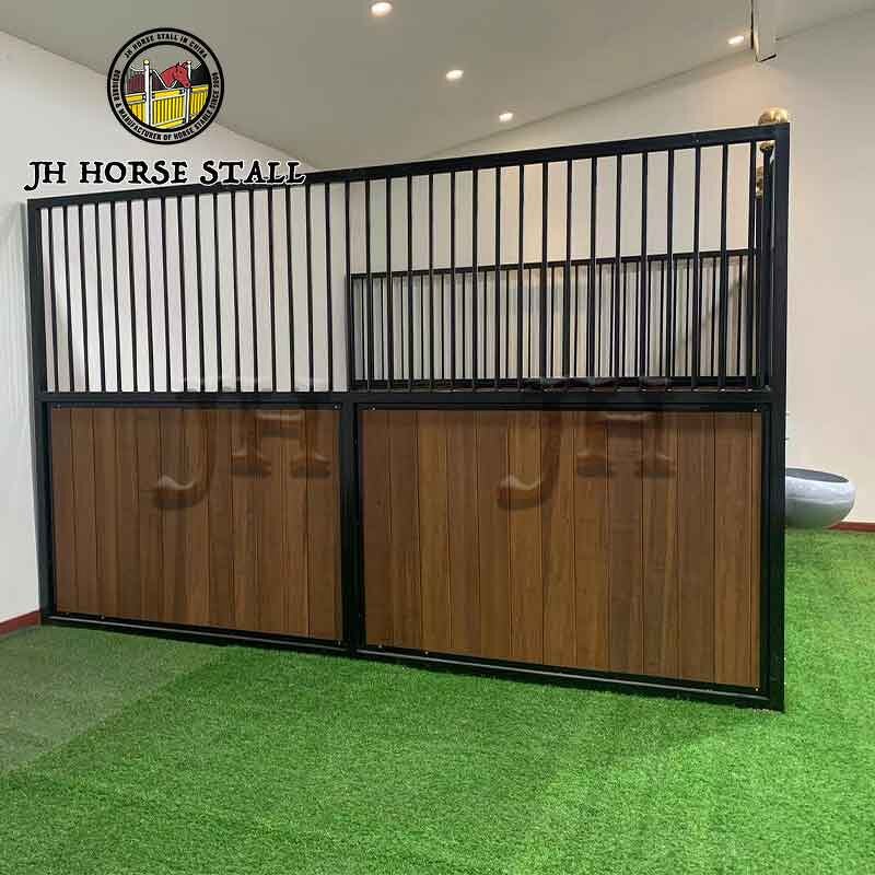 Horse Stable Front Panel Manufacturer - Heavy Duty Galvanized Steel Modular Anti Kick Prefab CE
