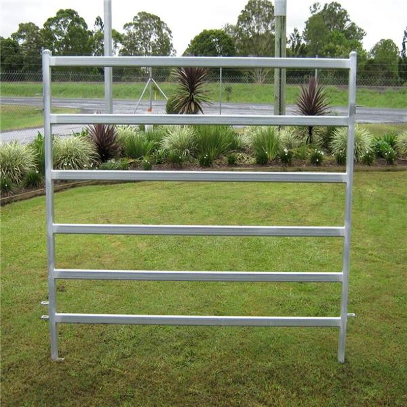 Cattle Yard Fence Panel Manufacturer - Durable Big Bull Galvanized Welded Pipes Corral Trellis