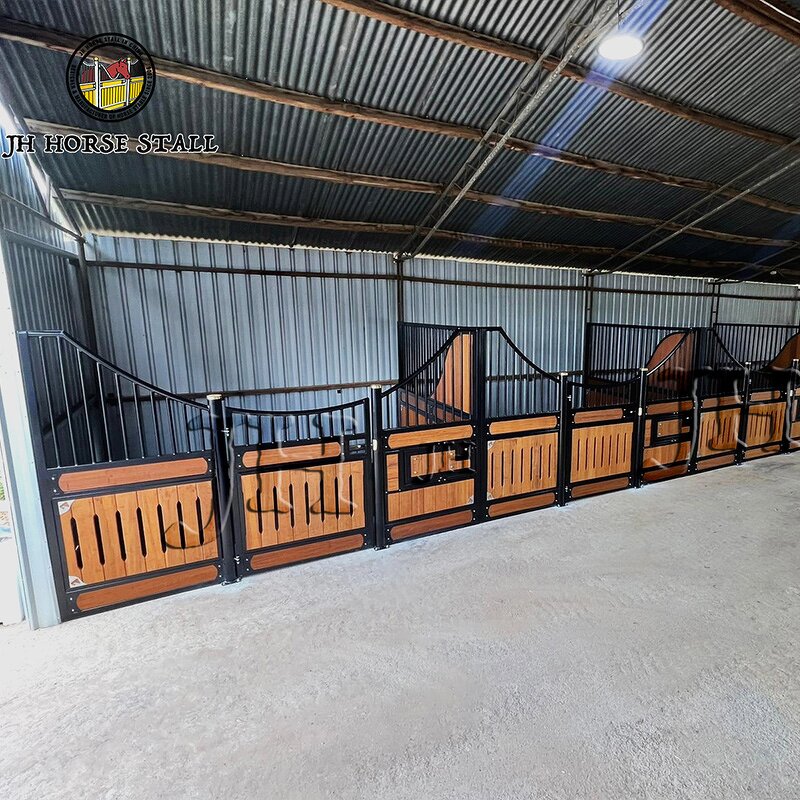 Horse Stable Manufacturer - Customized Bamboo Powder Coated Modular Stalls