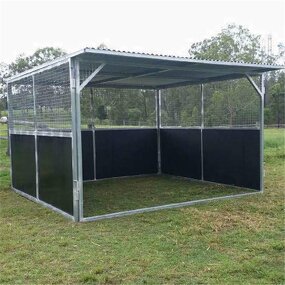 Horse Stall Panel Manufacturer - Portable Galvanized Safe Standard with Roof