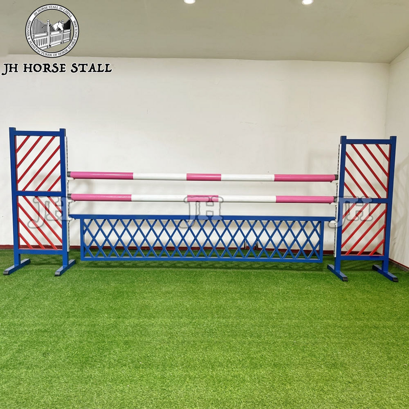 Horse Jump Block Manufacturer - European Race Colorful Aluminum with Keyhole Track