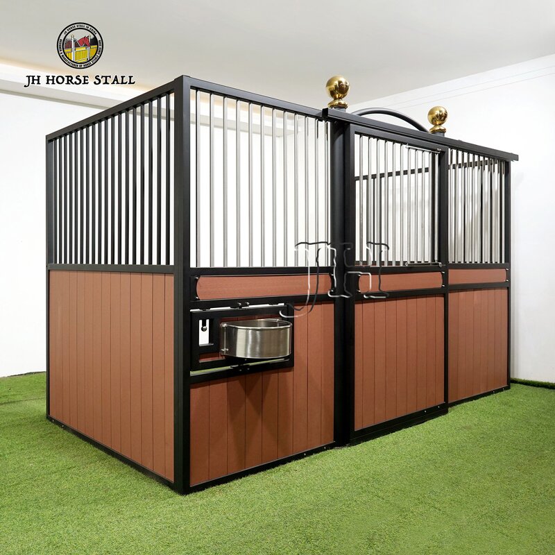 Horse Stable Front Manufacturer - 100% Customized Size Safety Design Bamboo Socializing Window