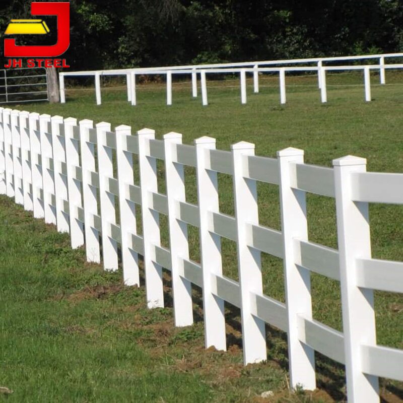 PVC Horse Paddock Fence Manufacturer - 100% Virgin Vinyl Strong UV Protection