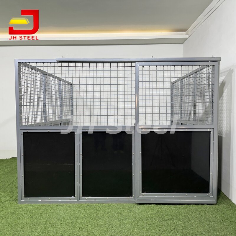 Horse Stall Box Panels Manufacturer - Portable Black Classic Elegant Sliding Doors
