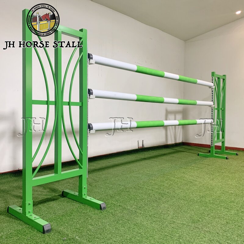 Horse Show Jump Poles Manufacturer - Wood Bars with Cut Rails for Jumping Courses