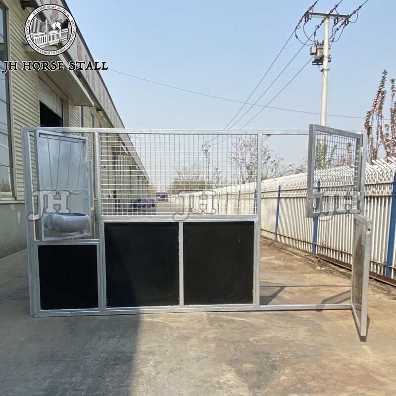 Horse Stables Manufacturer - Hot Dipped Galvanized Steel Portable Movable HDPE Temporary