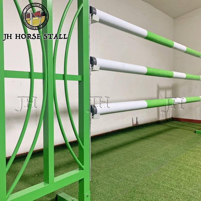 Horse Show Jump Poles Manufacturer - Wood Bars with Cut Rails for Jumping Courses