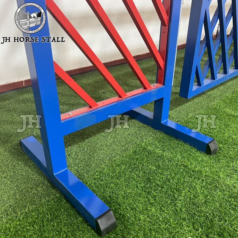Horse Jump Block Manufacturer - European Race Colorful Aluminum with Keyhole Track